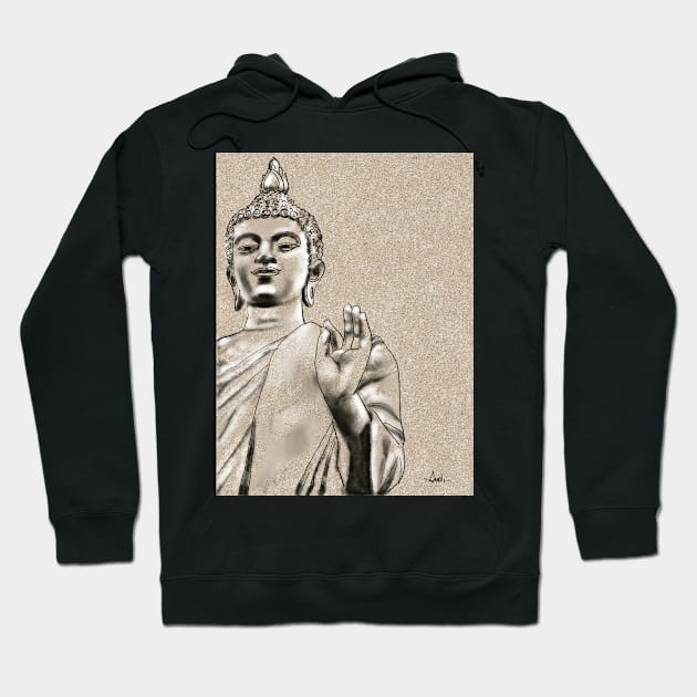 Buddha  art,digital art,digital painting ,thai art,digital file,creative art Hoodie by audicreate